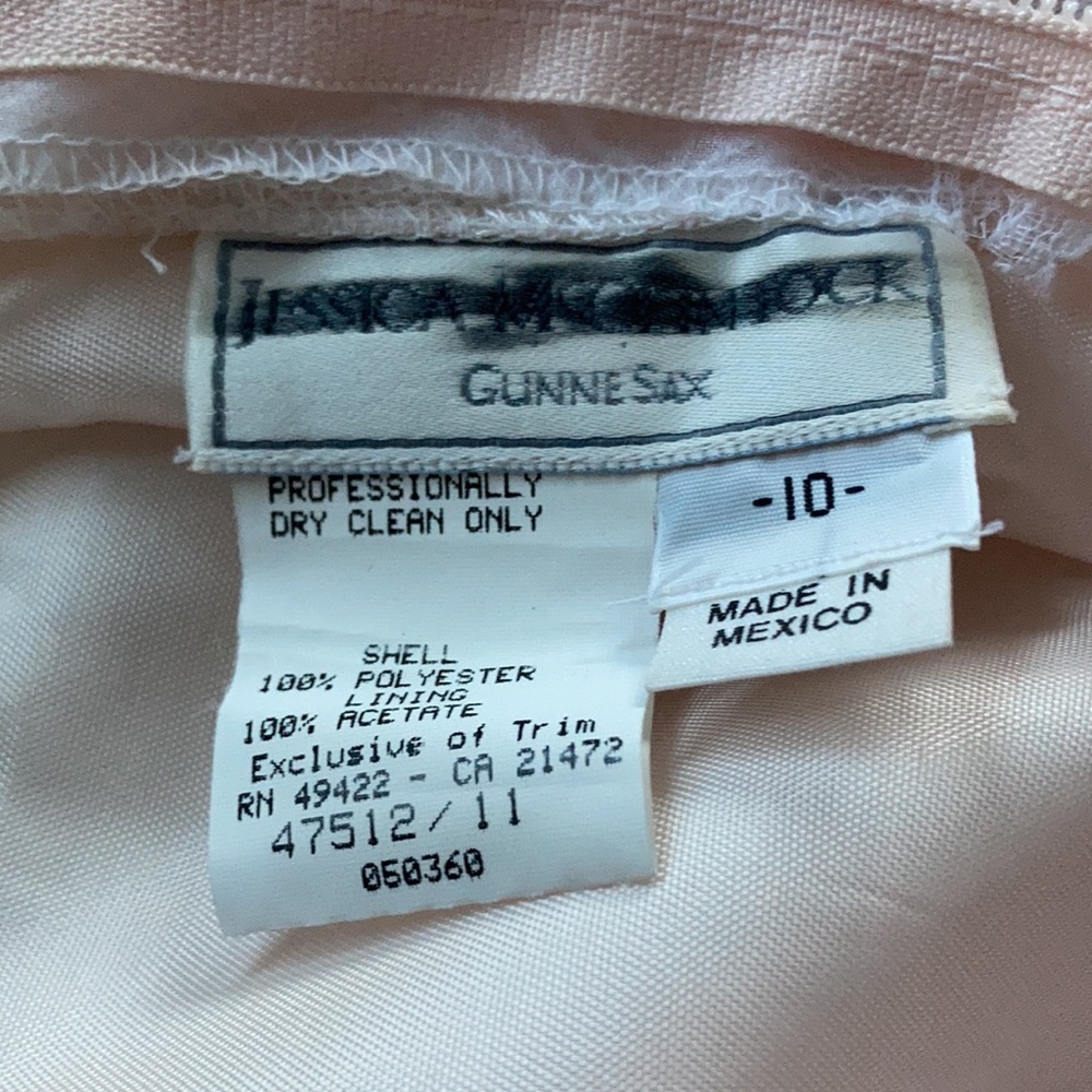 Girls' Pink Lace Formal Dress with Satin Sash - Picture 3 of 4